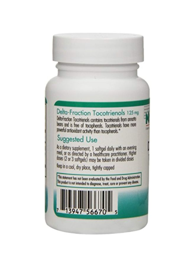 Nutricology Delta-Fraction Tocotrienols Dietary Supplement 125 Mg - 90 Softgel  - Image 2