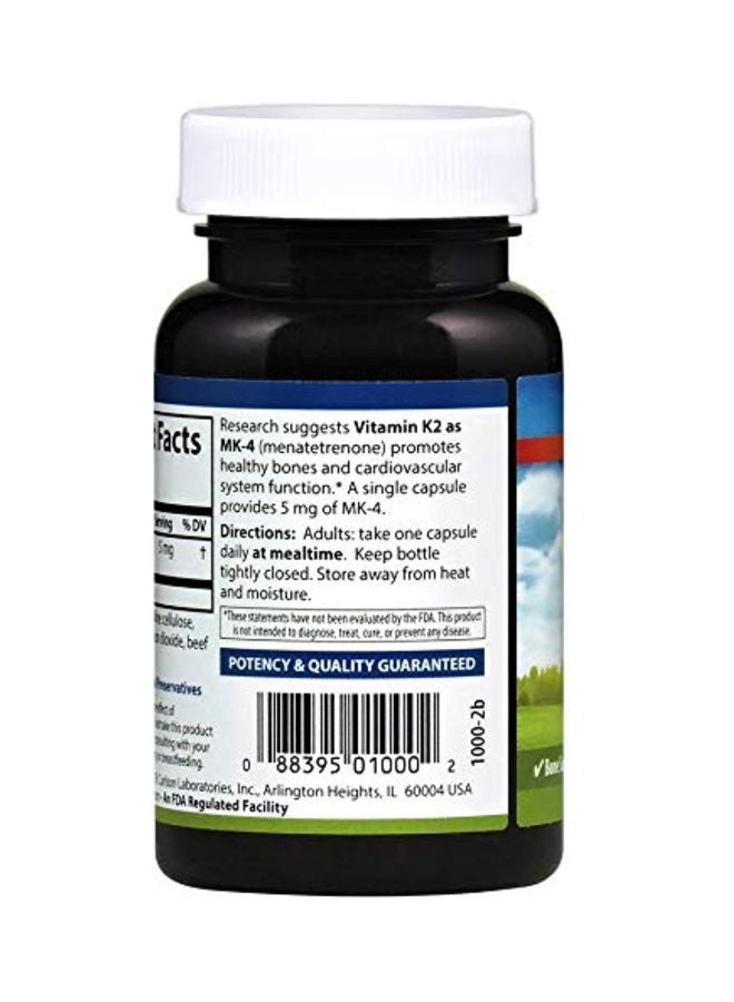 كارلسون مكمل غذائي فيتامين k2  بتركيز 5 ملجم - 180 كبسولة - Image 3