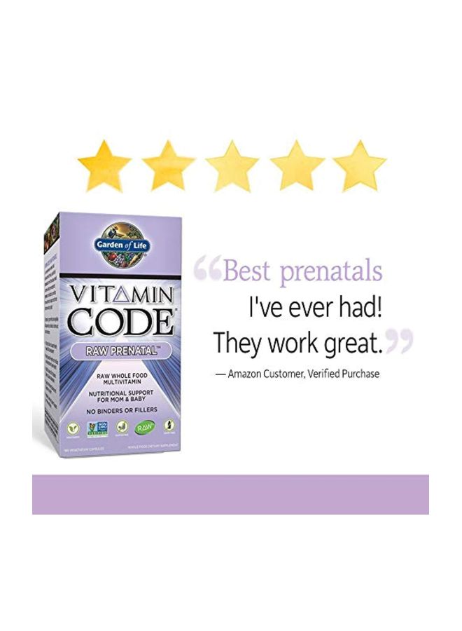 Garden of Life - Vitamin Code Raw Prenatal Dietary Supplement - 90 Vegetarian Capsules - Image 1