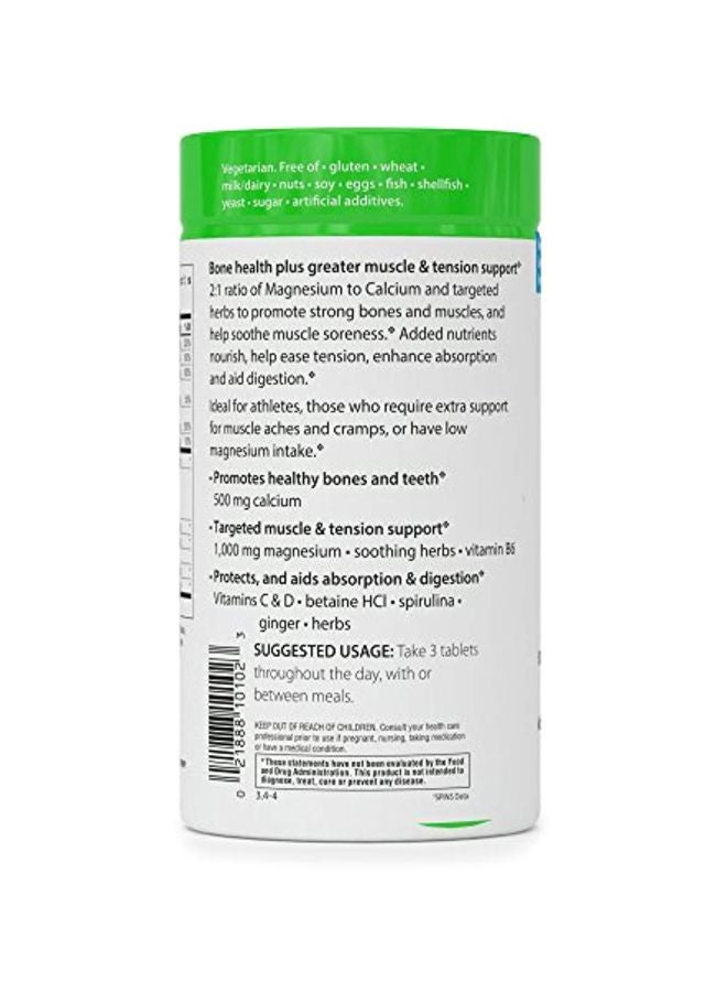 Rainbow Light Magnesium Calcium + Dietary Supplement 500mg - 180 Capsules - Image 2