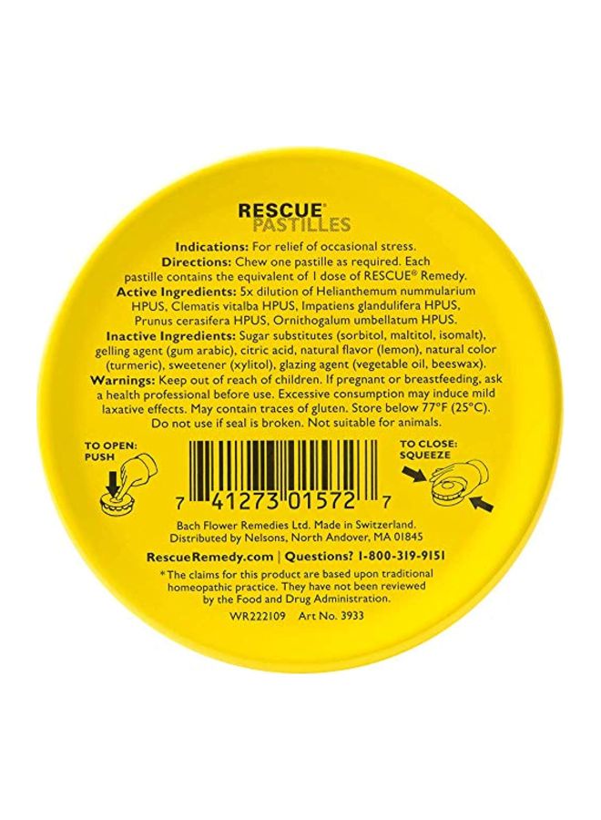 باتش أقراص استحلاب ريسكيو لتخفيف الضغط - بالليمون - 35 قرص استحلاب - Image 3