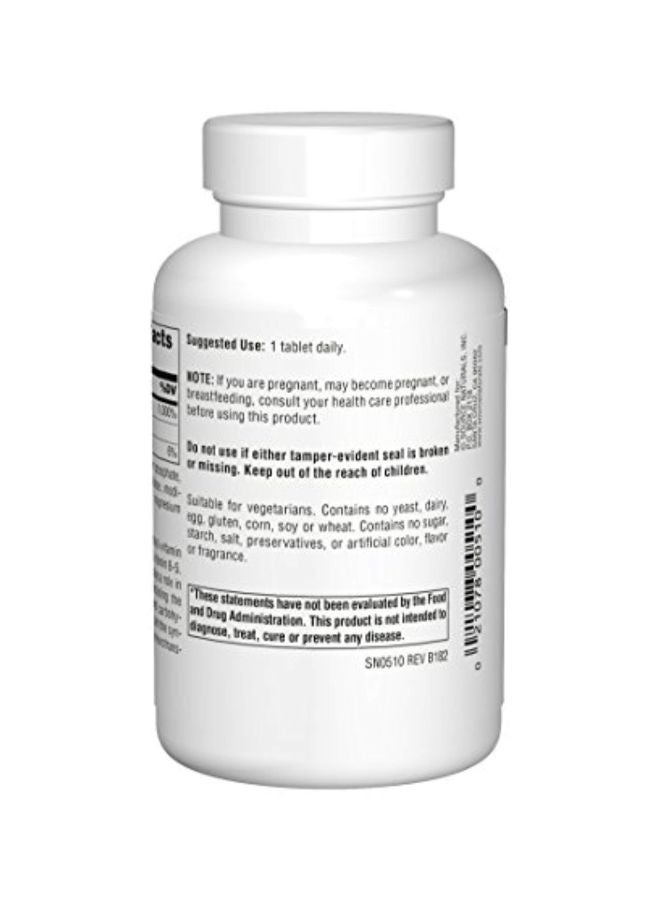 Source Naturals Pantothenic Acid Vitamin B-5 Dietary Supplement 100mg - 250 Tablets - Image 3