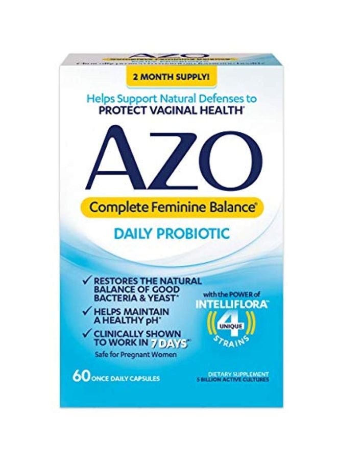 Complete Feminine Balance Daily Probiotics - 60 Capsules