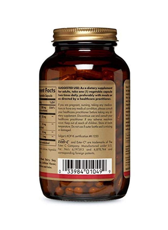 Solgar Ester-C Plus Vitamina C - 250 Vegetable Capsules  - Image 3