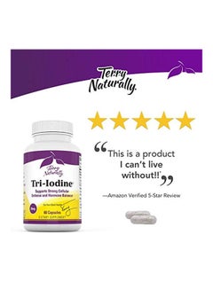 Terry Naturally Tri-Iodine Supports Strong Cellular Defense And Hormone Balance - 60 Capsules  - Image 2