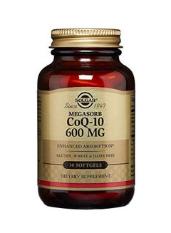 Megasorb Coq-10 600 Mg, 30 Softgels