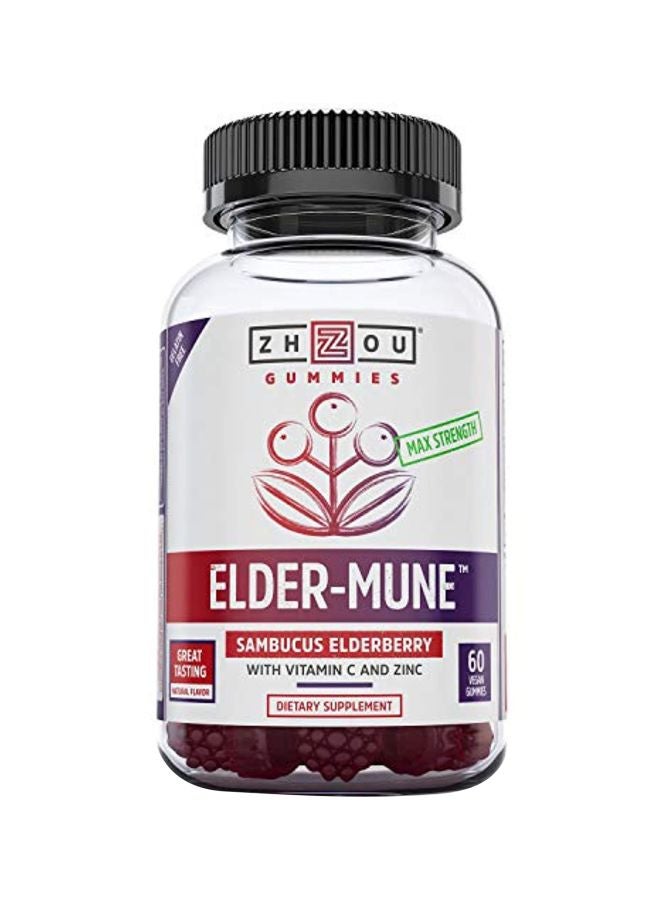 Zhou Nutrition - Elder-Mune Dietary Supplement - 60 Gummies - Image 1