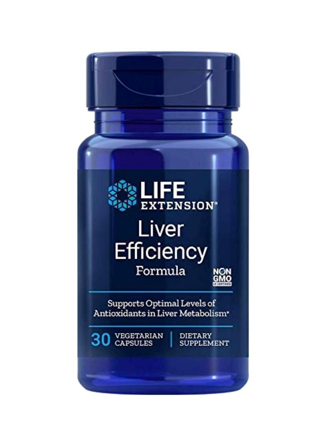 Liver Efficiency Dietary Supplement - 30 Capsules