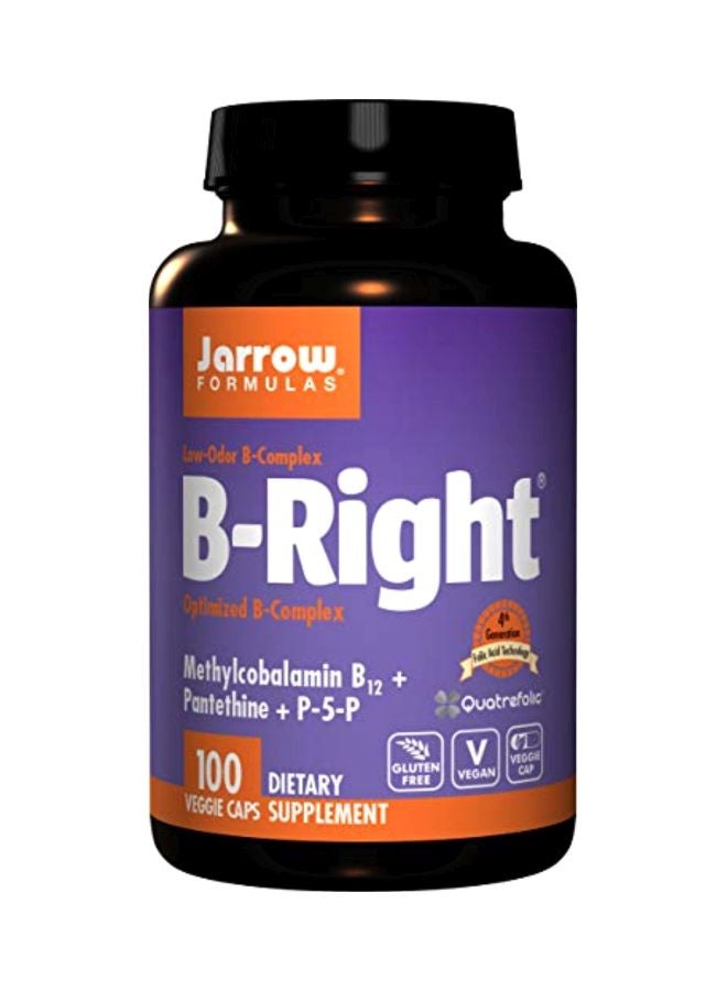 jarrow formulas B-Right Complex Dietary Supplement - 100 Capsules