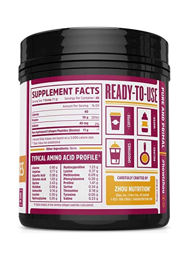 Zhou Nutrition Collagen Peptides Hydrolyzed Protein Dietary Supplement - Image 3