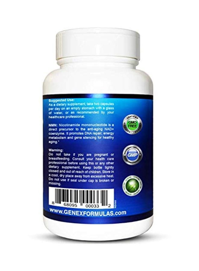 Genex Formulas Nicotinamide Mononucleotide Dietary Supplement 250 mg - 60 Vegetarian Capsules - Image 3