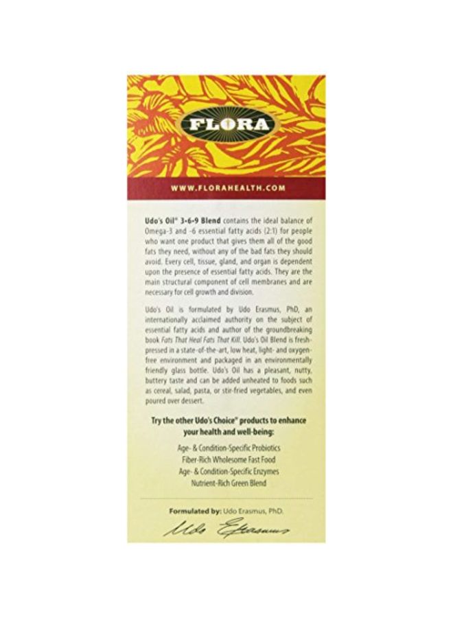 فلورا زيت أودوز تشويس من أوميجا 3-6-9 - Image 3