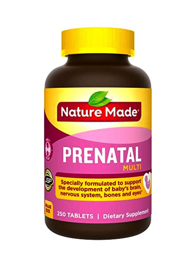 Nature Made Prenatal Multivitamin Supplement - 250 Tablets