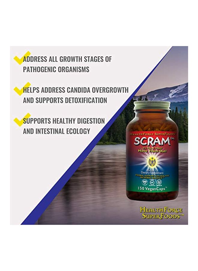 Scram Herbal Support Dietary Supplement- 150 Vegan Capsules - v1575372648/N32472685A_3