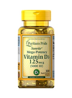 Vitamin D3 Mega Potency - 100 Softgels