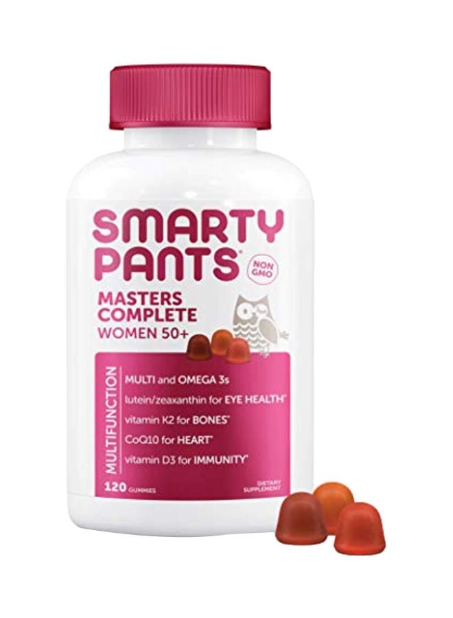SmartyPants Masters Complete 50+ Dietary Supplements - 120 Gummies