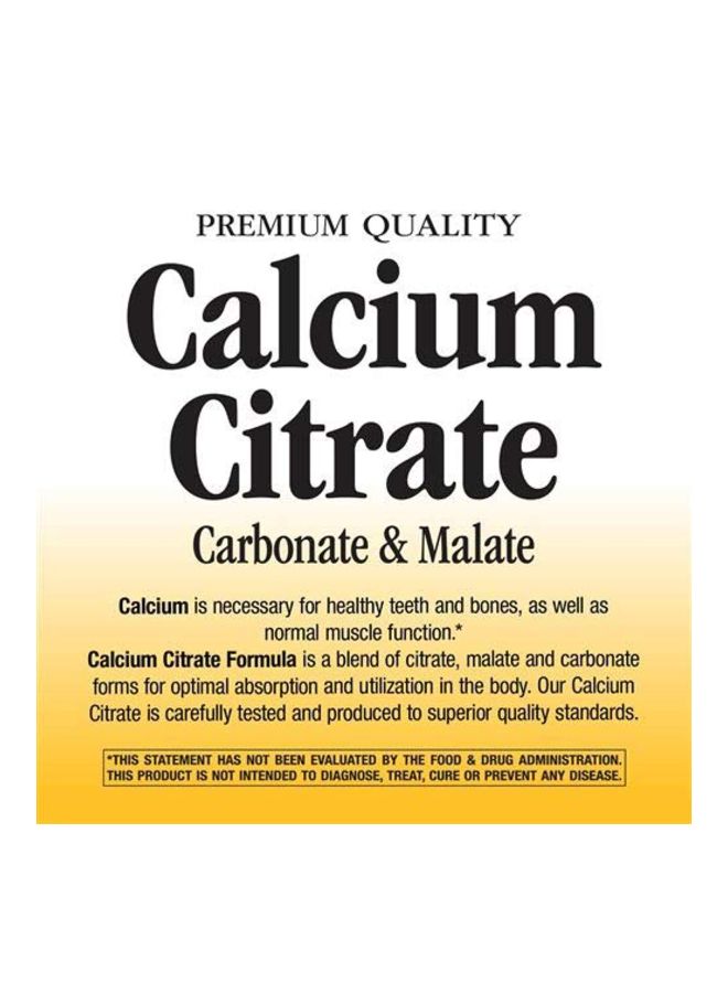 Nature's Way - Pack Of 2 Calcium Citrate Carbonate And Malate Dietary Supplement 500mg - 250 Capsules - Image 1