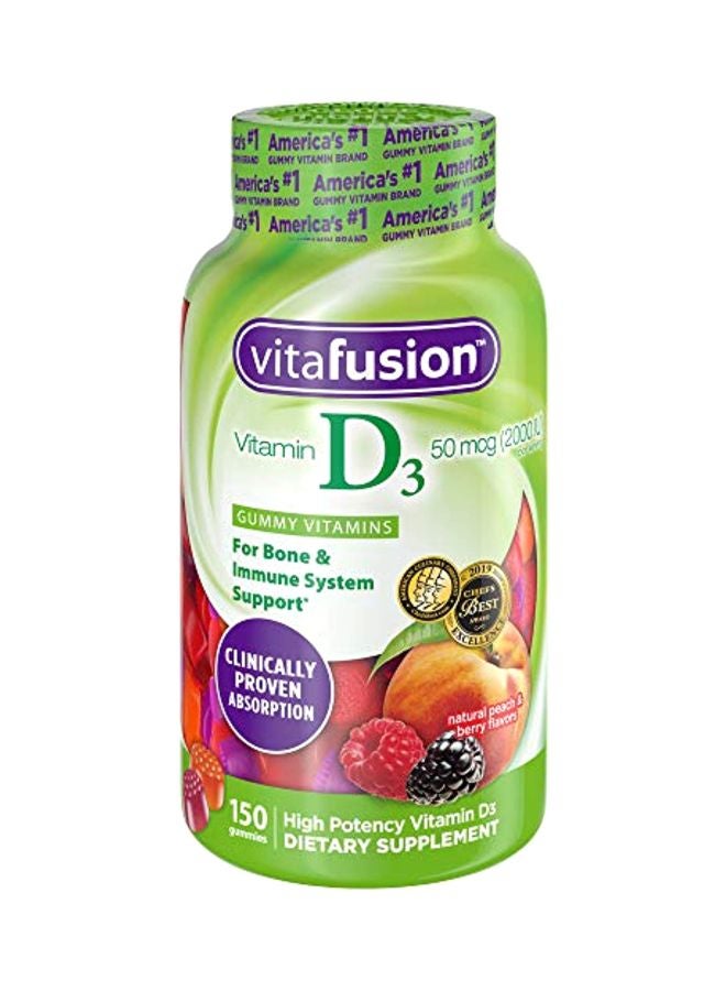 Vitafusion Vitamin D3 Dietary Supplement - 150 Gummies 