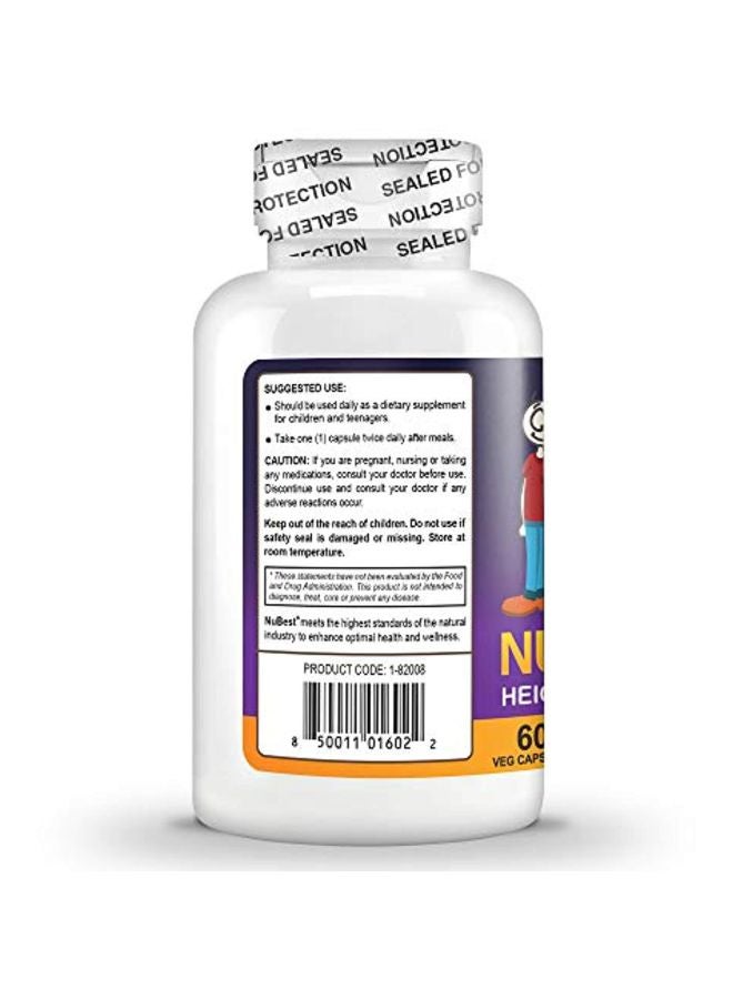 NuBest Maximum Natural Height Growth Formula - 60 Capsules - Image 3