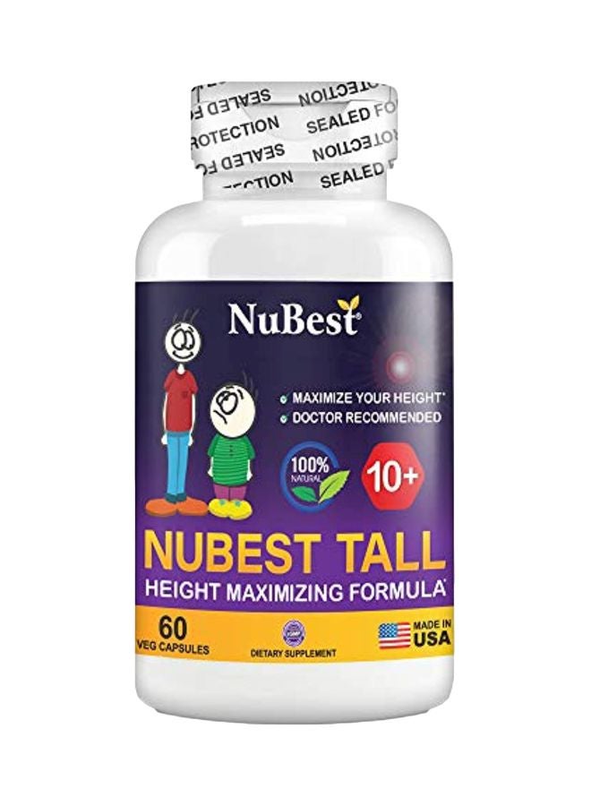 NuBest Maximum Natural Height Growth Formula - 60 Capsules - Image 1