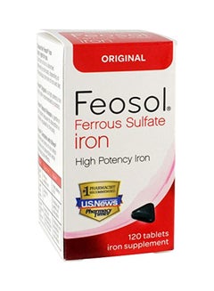 Ferrous Sulfate Iron Supplement - 120 Tablets