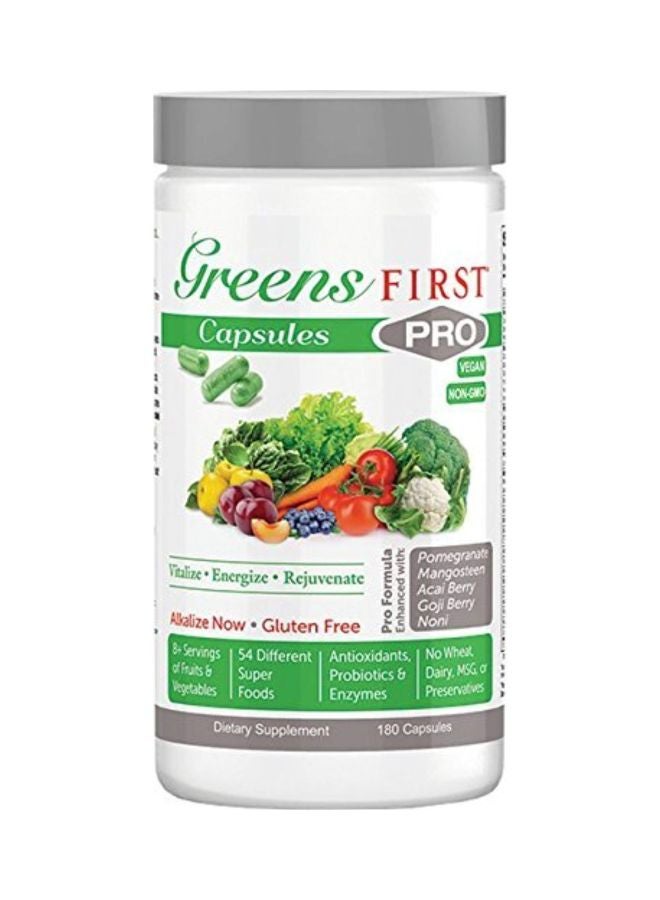 Greens First - Pro-Dietary Supplement - 180 Capsules - Image 1