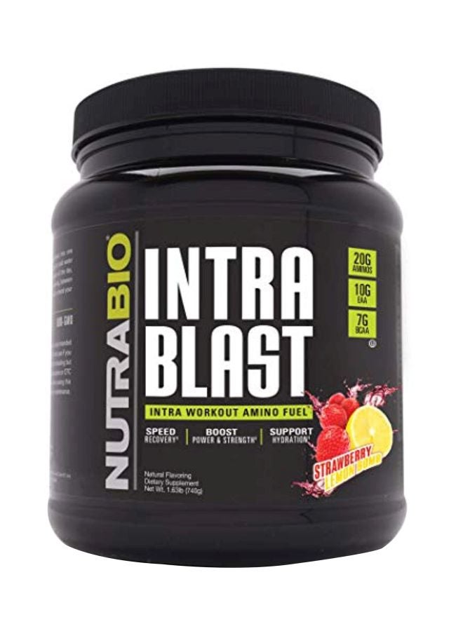 NutraBio Intra Blast Dietary Supplement - Strawberry Lemon Bomb - Image 1