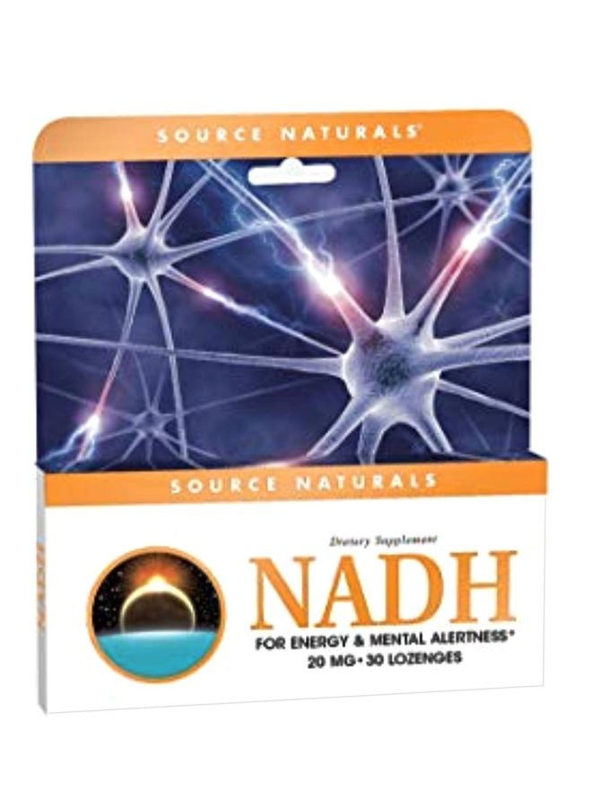 Source Naturals NADH Dietary Supplement 20 mg - 30 Lozenges - Image 1