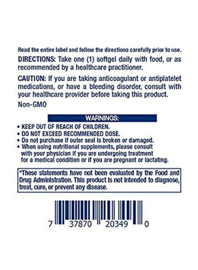 لايف إكستنشن مكمل غذائي سوبر K مع مركب K2 المتقدم - 90 كبسولة هلامية - Image 2