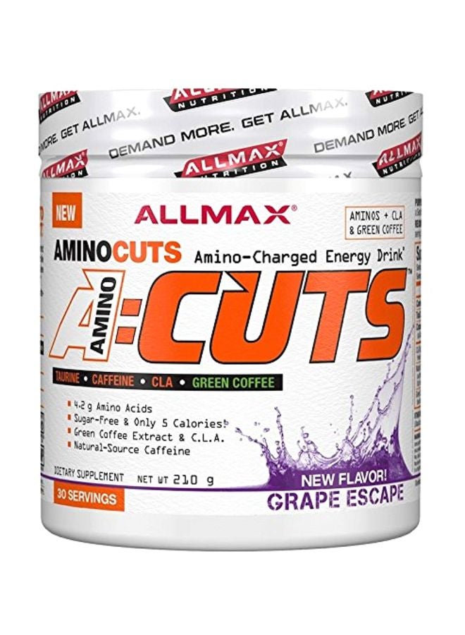 AllMax Nutrition - Amino Cuts Grape Dietary Supplements - Grape Escape - Image 1