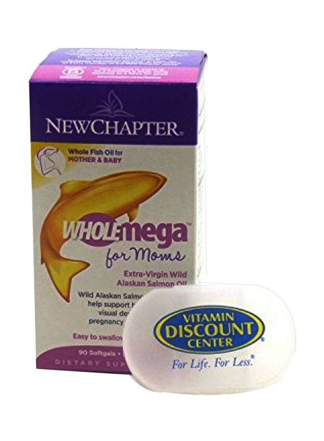 New Chapter Pack Of 2 Wholemega Dietary Supplement - 90 Softgels - Image 1