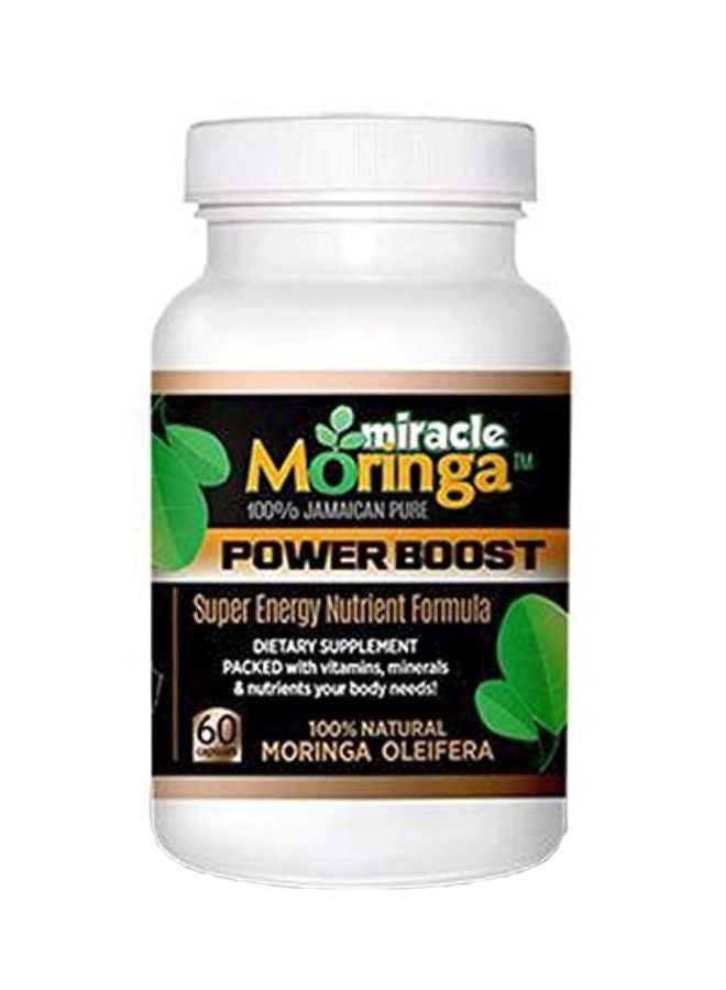 Power Boost Super Energy Nutrient Dietary Supplement - 60 Capsules