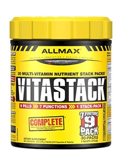 Pack Of 30 Vitastack And Nutrient Stack Pack - 270 Capsules