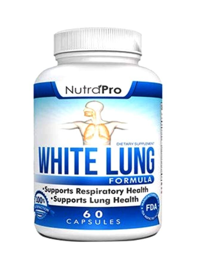 نوترا برو مكمل غذائي وايت لانج - 60 كبسولة