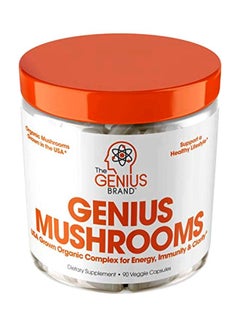 Genius Mushrooms Dietary Supplement - 90 Capsules