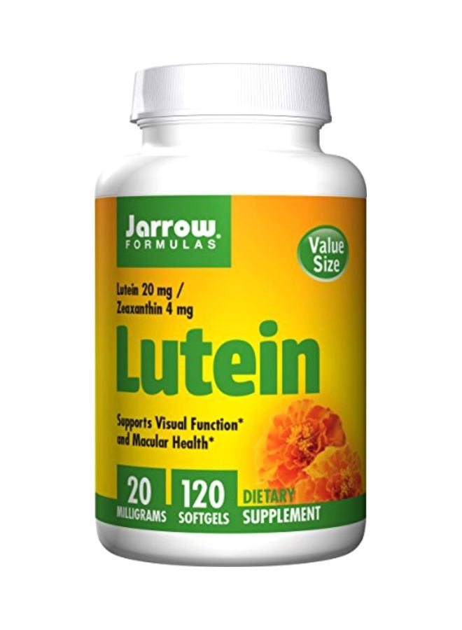 jarrow formulas Lutein Zeaxanthin Dietary Supplement 20 mg, 120 Softgels