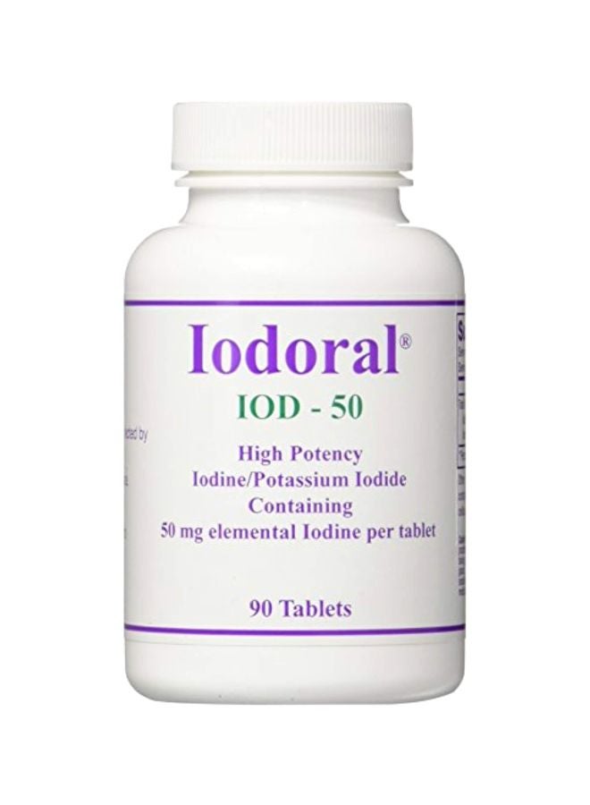 Optimox High Potency Iodoral 50mg 90 Tablets - Image 1
