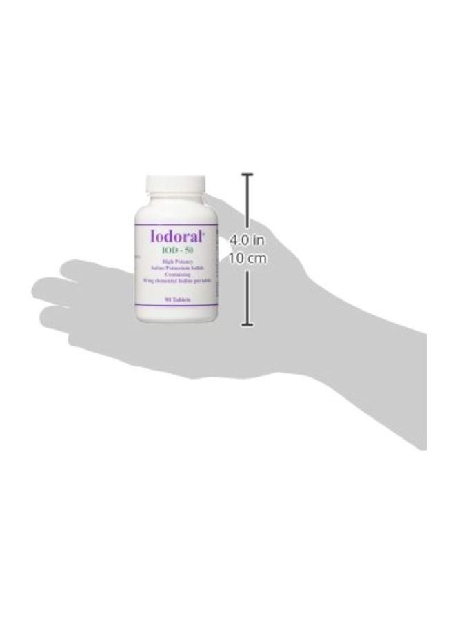 Optimox High Potency Iodoral 50mg 90 Tablets - Image 2