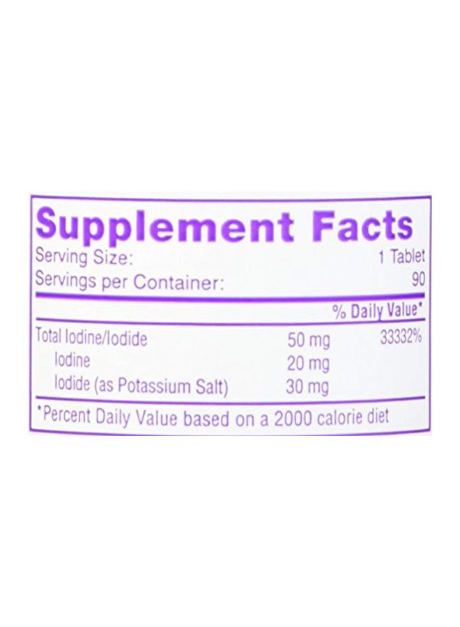 Optimox High Potency Iodoral 50mg 90 Tablets - Image 3