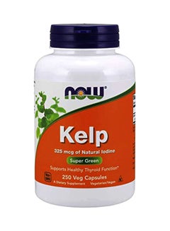 Now Foods Kelp Natural Iodine - 250 Capsules  - Image 1