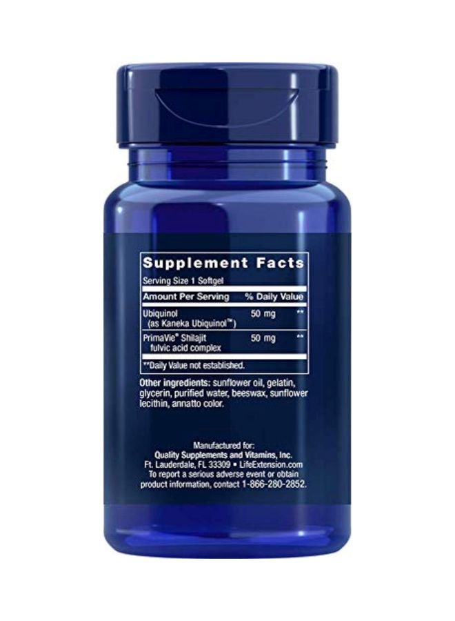 لايف إكستنشن مكمل غذائي سوبر يوبيكوينول مساعد الإنزيم Q-10 مع دعم الميتوكوندريا المعزز 50 ملجم - 100 كبسولة هلامية - Image 3
