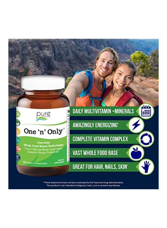 PURE ESSENCE LABS One 'n' Only Dietary Supplement - 60 Tablets - Image 3