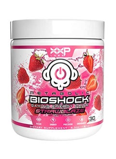 Metabolic Bioshock Healthy Gaming Energy Drink Powder - Strawberry