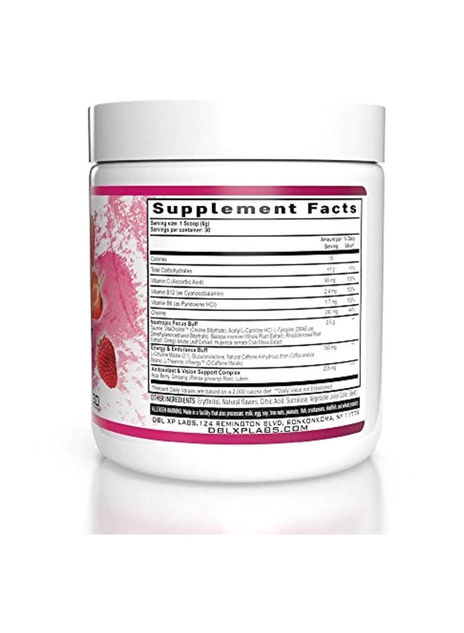 Metabolic Bioshock - Metabolic Bioshock Healthy Gaming Energy Drink Powder - Strawberry - Image 1