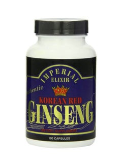 Imperial Elixir Korean Red Ginseng 600 Mg - 100 Capsules 