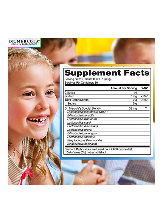Dr. Mercola Pack Of 30 Complete Probiotics Powder  - Image 2