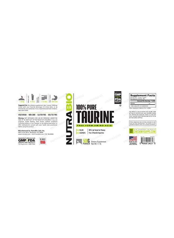 Taurine Supplement Powder - v1575375131/N32480697A_3