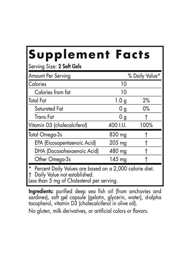 NORDIC NATURALS Pack Of 2 Prenatal DHA Dietary Supplement 500 Mg - 180 Softgels - Image 2