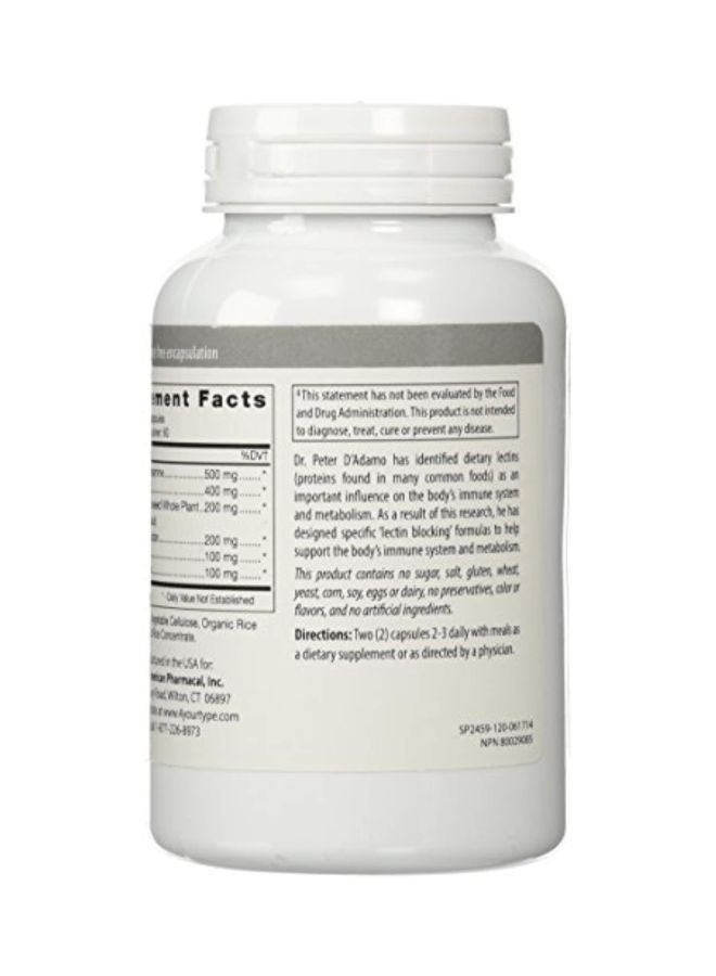 D'Adamo Deflect Dietary Supplement - 120 Vegetarian Capsules - Image 3