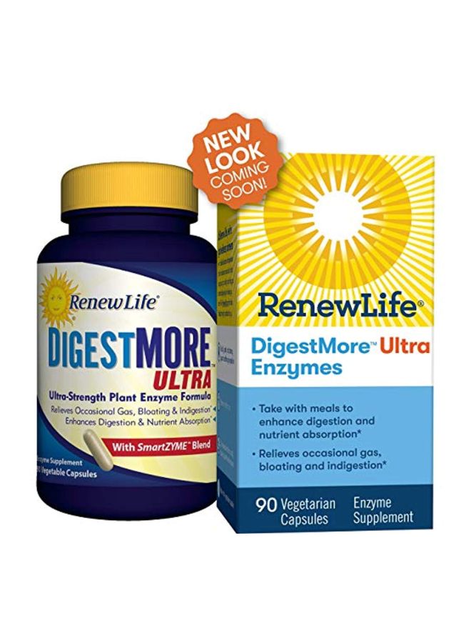 مكمل ديجستمور بالإنزيمات الفائق للبالغين - 90 كبسولة - Image 2